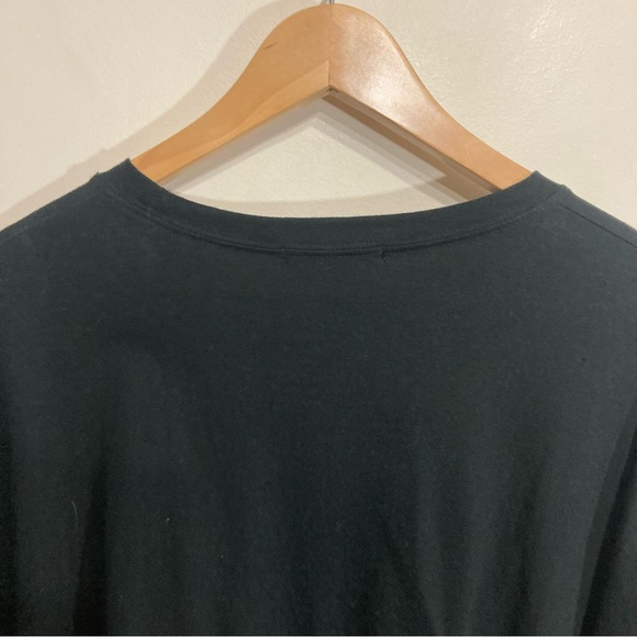 Oak + Fort Black Sheer Stretchy Mesh Sleeves Oversized Loose Fit - Picture 4 of 9